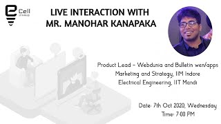 Product Management Talk with Mr. Manohar Kanapaka