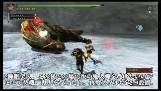 【MH3G HD】効率：範馬刃牙・漢の鑑　2PT 火力視点