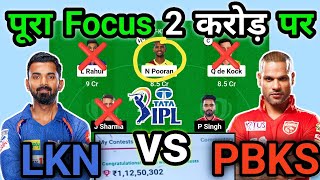 LKN vs PBKS Dream11 Prediction IPL 2024| LKN vs PBKS Dream11 GL Team| LKN vs PBKS Dream11 Team Today