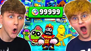 Wielki pojedynek KTO MA WIĘCEJ SKINÓW w BRAWL STARS z Bratem!🤑 *REKORD* 463 SKINY!