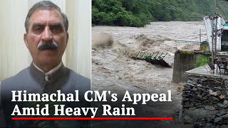 Himachal Chief Minister's 'Stay Indoors' Message Amid Heavy Rain Alert