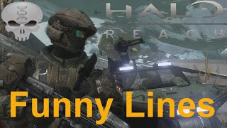Lines of Halo - Halo Reach Marines (funny dialogue)