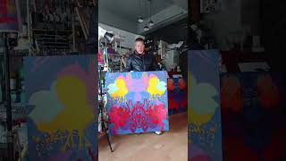 revealing my art for the first time #wallpaper #painting  #artisticwallpaper #fpy #art # oilpaint