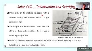 3.2. Solar cell Construction & working