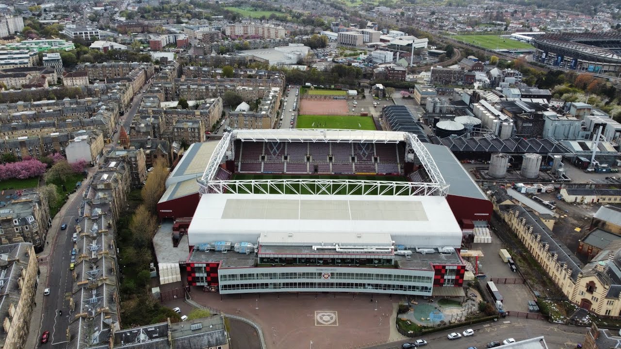 Tynecastle Stadium Tour From Above! ⚽️🏴󠁧󠁢󠁳󠁣󠁴󠁿 - YouTube