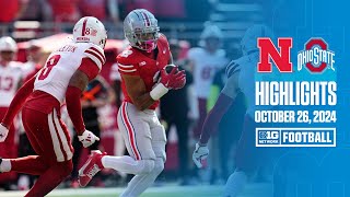 Nebraska at Ohio State | Highlights | Big Ten Football | 10/26/2024