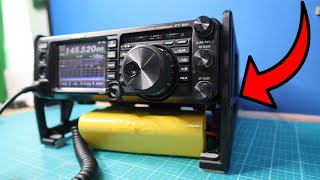 This Ham Radio Stand is AWESOME!! #hamradio #yaesu