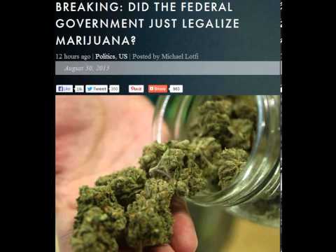 Did The Federal Government Just Legalize Marijuana - YouTube