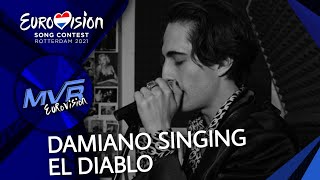 Eurovision 2021: Damiano from Måneskin (Italy) sings Elena Tsagrinou's El Diablo