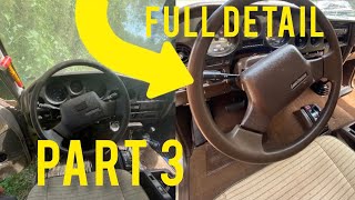 FIRST detail in YEARS!! Toyota Land Cruiser gets first interior wash in several years (PART 3)