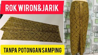 trik cara membuat rok wiron jarik yang benar #trikcaramembuatrokwironjarikyangbenar// #yansbusana //