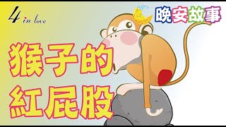 E媽說故事📖《猴子的紅屁股》睡前故事│晚安│寶寶故事│中文童話│床邊故事│兒童故事│寶貝故事