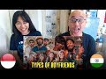 Indonesians React To Eruma Saani | Types of Boyfriends ft.Tinder