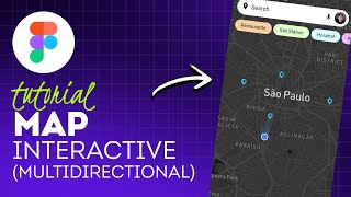 Interactive Map Multidirectional | Figma Tutorial