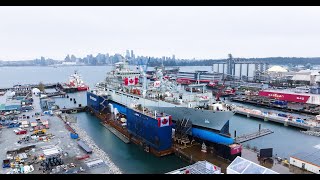 Prime Minister Justin Trudeau Joins Seaspan for HMCS Protecteur Launch Celebration \u0026 Naming Ceremony