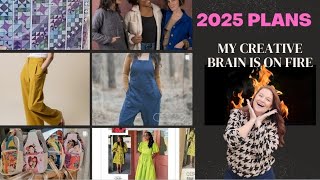 My Crazy Sewing Plans 2025 #fridaysews