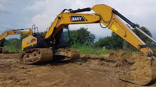 จัดว่าแรง เร็ว SANY SY215C SUPER ACE เทพอาร์ม นครปฐม จัดให้ excavator EP.8819