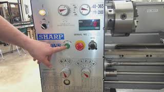 Sharp Lathe 1340vs Spindle Control