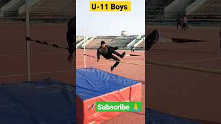 HIGH JUMP || U-11 BOYS || 😱#dheerajyadav400m #video #viral #athlete #indianarmy #india #reels #army