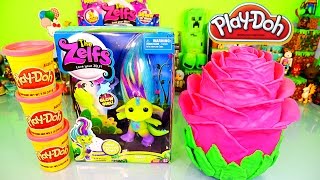 Giant Play Doh Rose Surprise Egg Toys The Zelfs Deeno Doll Toy DCTC Playdough Videos Creations