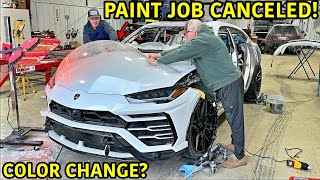Rebuilding A Wrecked Lamborghini Urus Part 19!!!