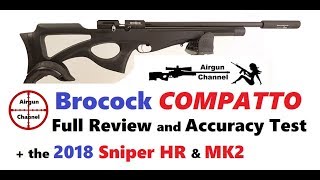 Brocock COMPATTO Review \u0026 Accuracy Test (+ Sniper HR, MK2 \u0026 Target HR)