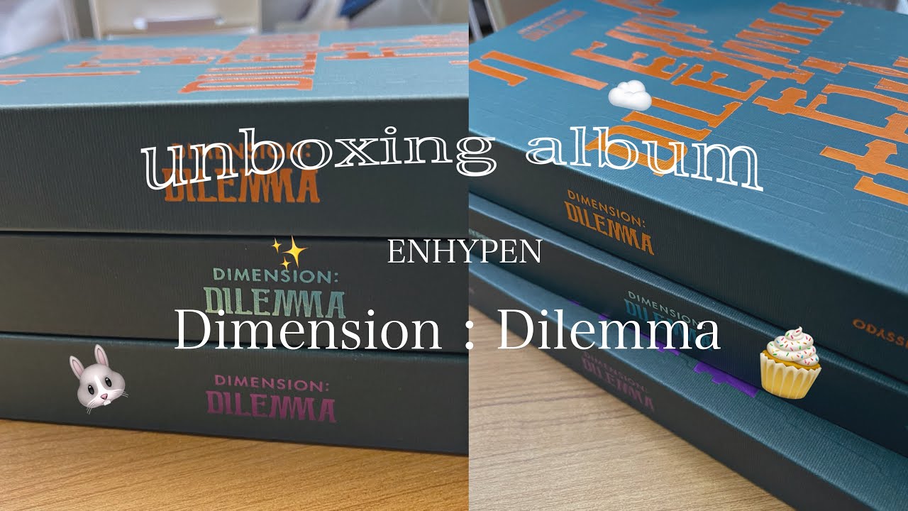 UNBOXING ꒱ Enhypen - Dimension : Dilemma | แกะทั้งหมด 6 อัลบั้ม - YouTube