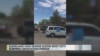 Local grad gets surprise parade