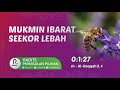 live mukmin ibarat seekor lebah ust. rahmat badani lc. m.a.