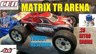 2006 CEN MATRIX TR ARENA Restore 1/8 Vintage Nitro 4WD RC Truggy