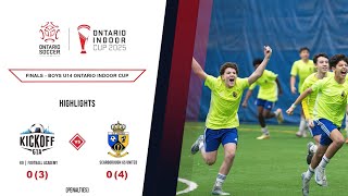 U14 BOYS FINALS HIGHLIGHTS - 2025 Ontario Indoor Cup