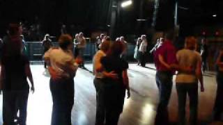 Jim Weber teaching the Barn Dance at Gilley's in Dallas