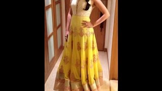latest flore length anarkali dress and lehanghas