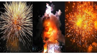 Fireworks Pavizham Rice | St. Theresa's Forane Church Vallam Festival 2024