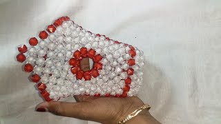 Beaded Tissue Holder/ পুতির টেবিল টিসু হোল্ডার / How to make a table tissue holder/ Part-1