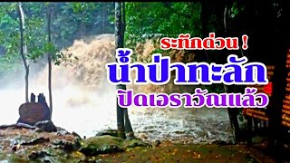 ประกาศด่วน! ปิดน้ำตกเอราวัณ น้ำป่าทะลักแล้ว❗