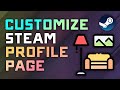 How to Decorate/Customize your Steam User Profile - Updated 2023 Guide