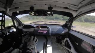 Csucsu Rallycross test onboard