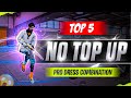 NEW NO TOP UP PRO DRESS UP LIKE LEGENDS AND MENA SERVER PLAYERS🔥 || NEW FREE DRESS COMBINATION IN FF