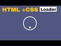 How To Make Website Preloader Using HTML CSS JS | Page Loading, Website Loading Animation