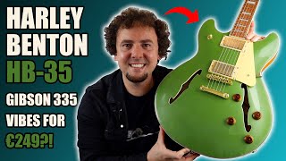 Harley Benton HB-35 Plus | The best budget 335 style guitar money can buy in 2021? Review \u0026 Demo