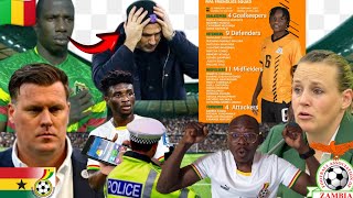 African Football Latest Update 🇬🇭Ghana New Coach. Zambia 🇿🇲 Copper Queens Squad 🔥👉🇲🇱