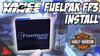 Vance \u0026 Hines Fuelpak FP3 Install (Harley-Davidson Road King)