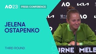 Jelena Ostapenko Press Conference | Australian Open 2023 Third Round