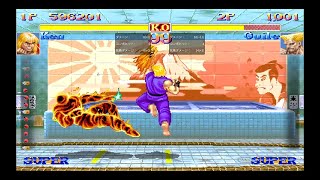 スパ2Xコンボ　ケン ジャンプ強P→強昇竜拳