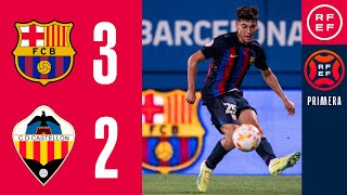RESUMEN #PrimeraFederación | FC Barcelona Atlètic 3-2 CD Castellón | Grupo 2 | Jornada 1