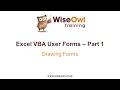 Excel VBA Forms Part 1 - Drawing Forms