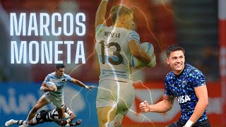 MARCOS MONETA 🇦🇷| Le plus rapide du Rugby à 7 !! ⚡️| Rugby seven Highlights