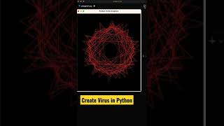 Create Virus using python turtle #shorts #coding #programming