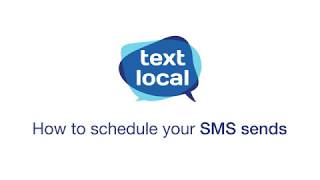 How to schedule your SMS sends | Textlocal